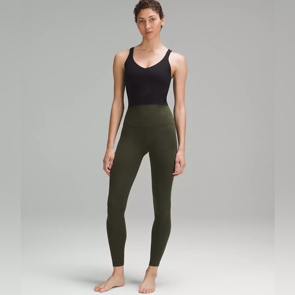 lululemon Align™ Super-High-Rise Pant Dark Olive Sz 0 - Picture 2 of 6